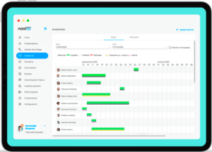Gestión digital de Ausencias y Vacaciones en Naaloo