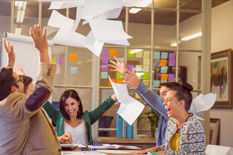 Motivación en la oficina - sistema de recursos humanos