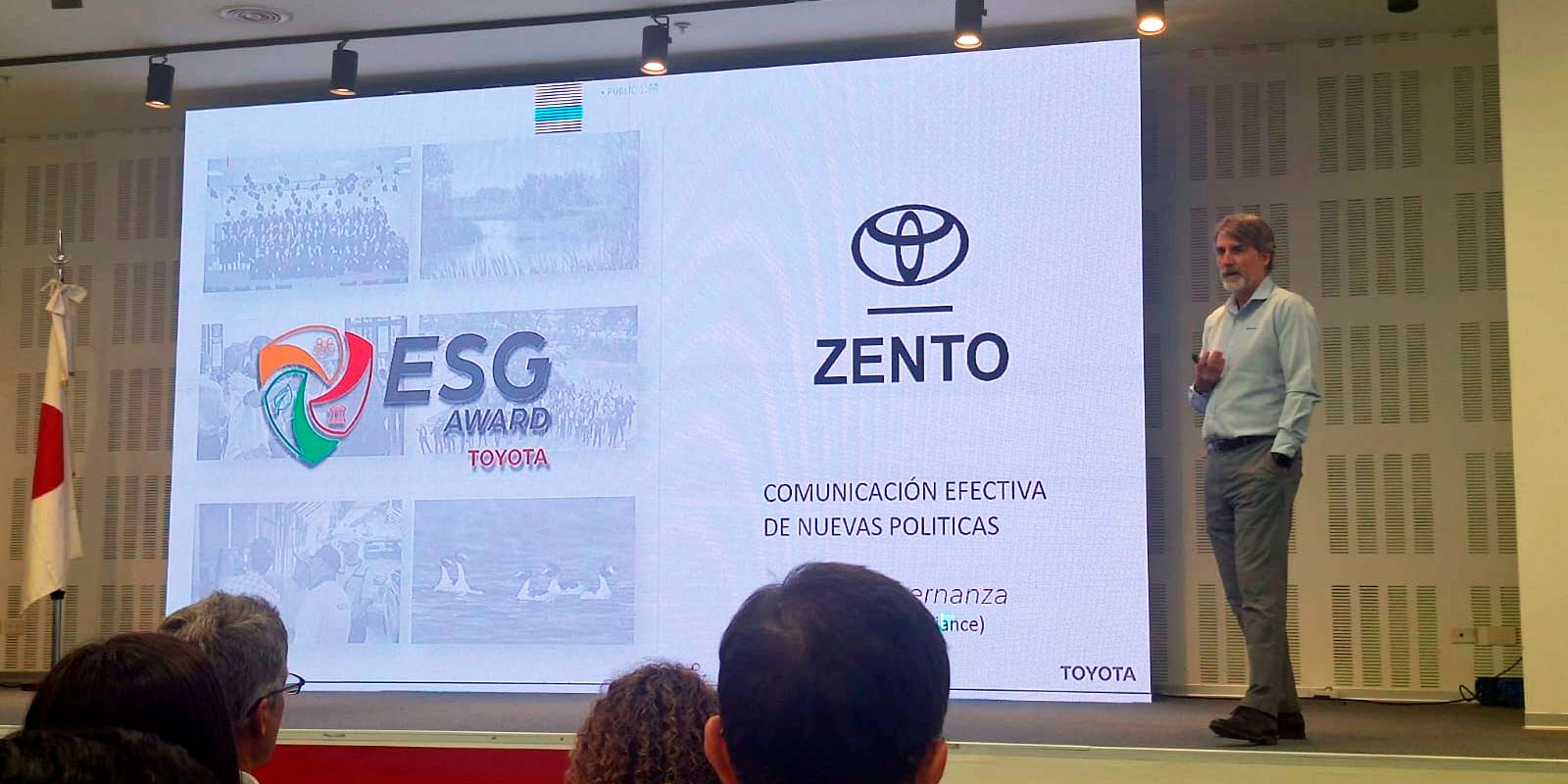 Toyota Zento: Comunicación interna efectiva de nuevas políticas