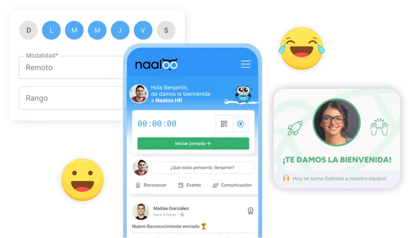 App Naaloo con Emojis