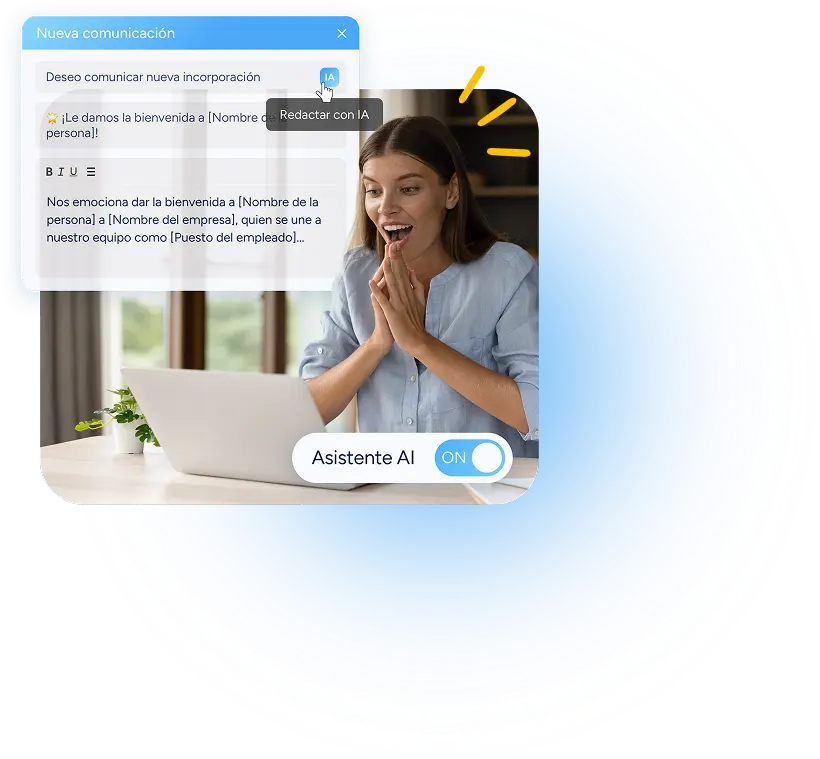 Chica Sorprendida Trabajando